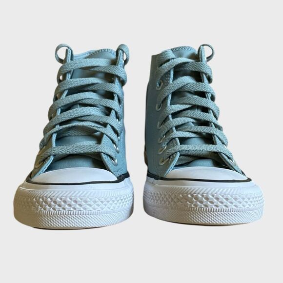 NEW Converse Chuck Taylor All Star Polyester & Suede Sneakers Women's 7.5 Teal - Picture 10 of 15